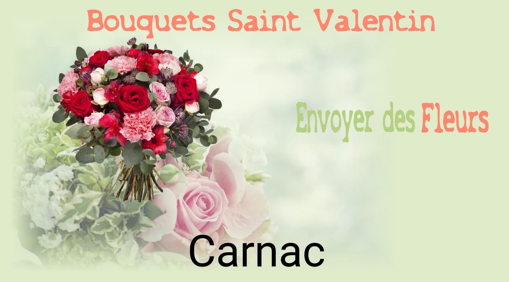 Roses de Saint-Valentin livrées à Carnac